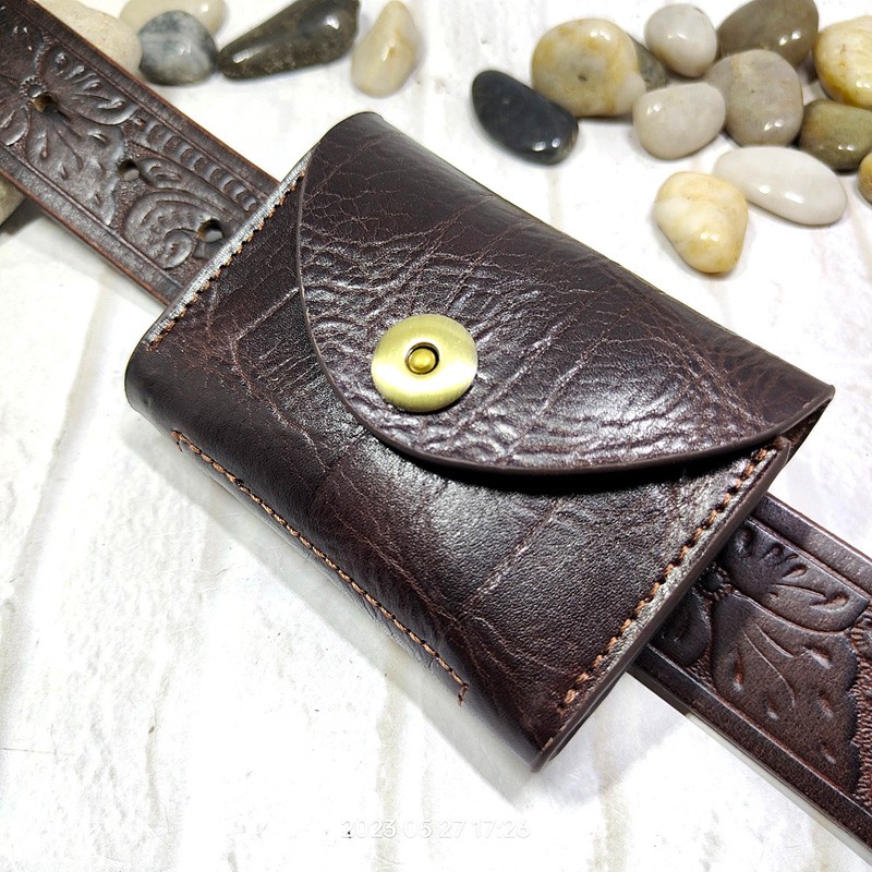 Saddle Bag Leather - Blongk Mini Waist Bag Thin Belt