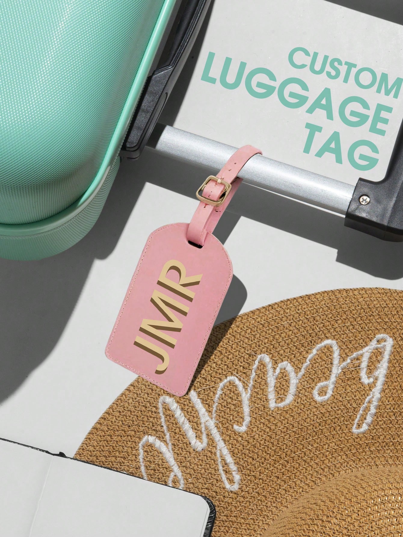 Personalized Initial Luggage T - Women Bags For Party ulasan dan harga