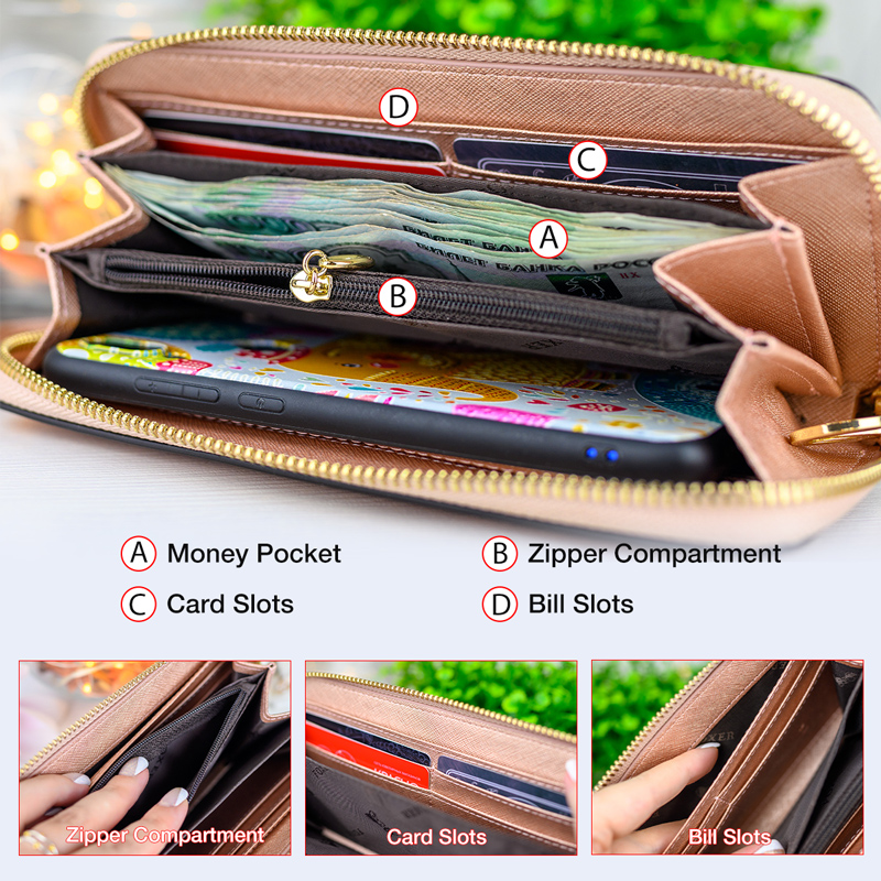 FOXER Women Split Leather Wall - Women Bags Coach ulasan dan harga