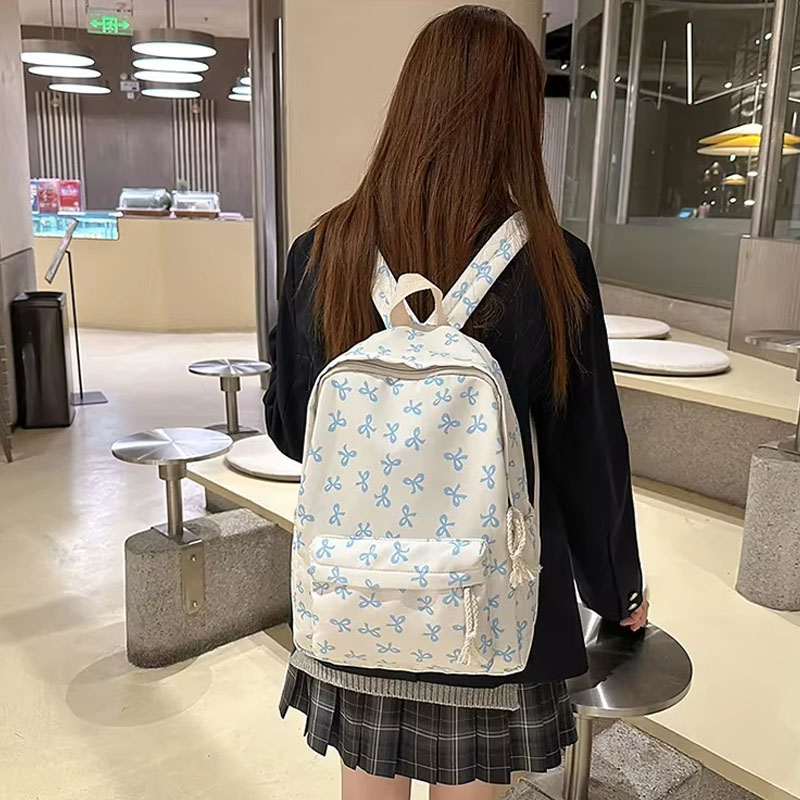 Women Floral Nylon Backpack 6  - Women Bags Large ulasan dan harga