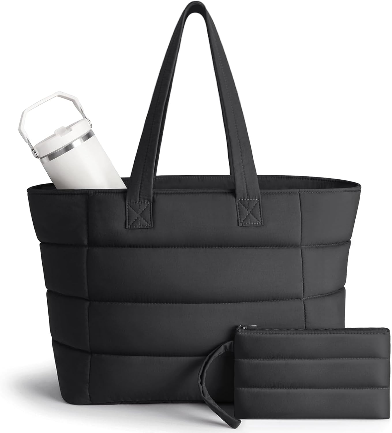 Puffer Tote Bag for Women, Lig - Women Bags Work ulasan dan harga