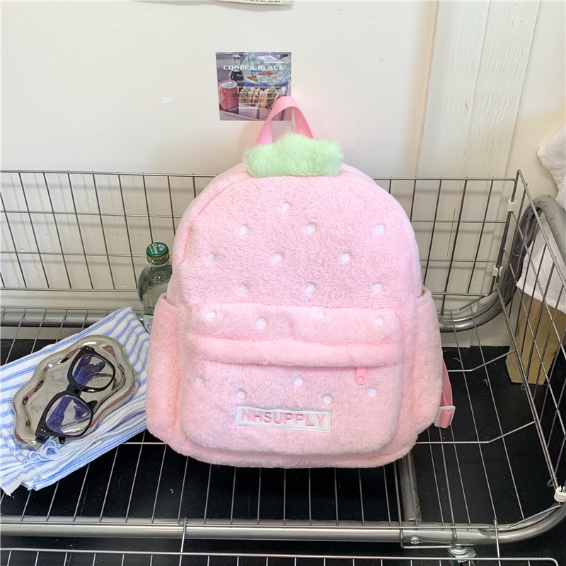 Plush Strawberry Classic Solid - Women Bags For Sale ulasan dan harga