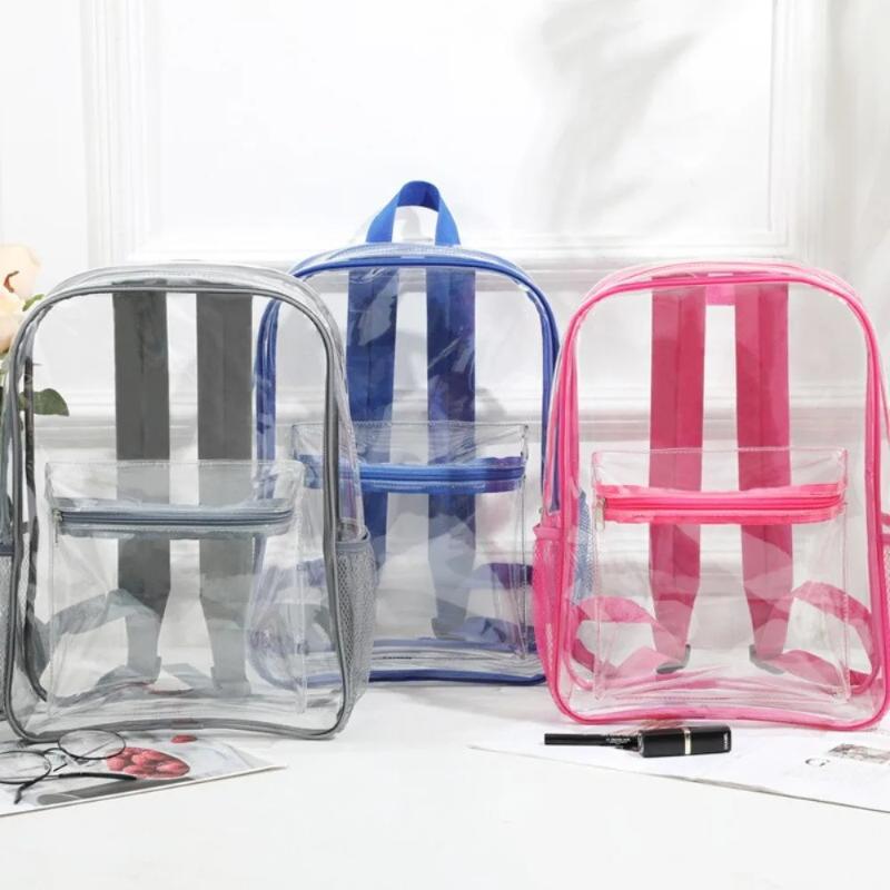 Hot Transparent PVC Outdoor Sp - Women Bags Large ulasan dan harga