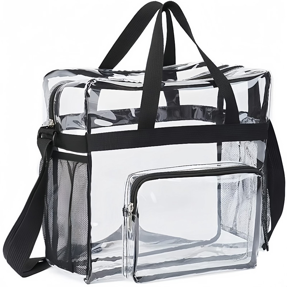Clear Tote Bag Heavy Duty Plas - Women Bags Work ulasan dan harga