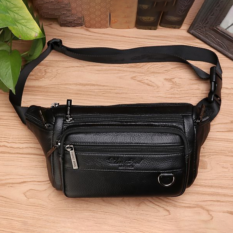 Men Waist Fanny Bags Sling Che - Saddle Bag Leather ulasan dan harga