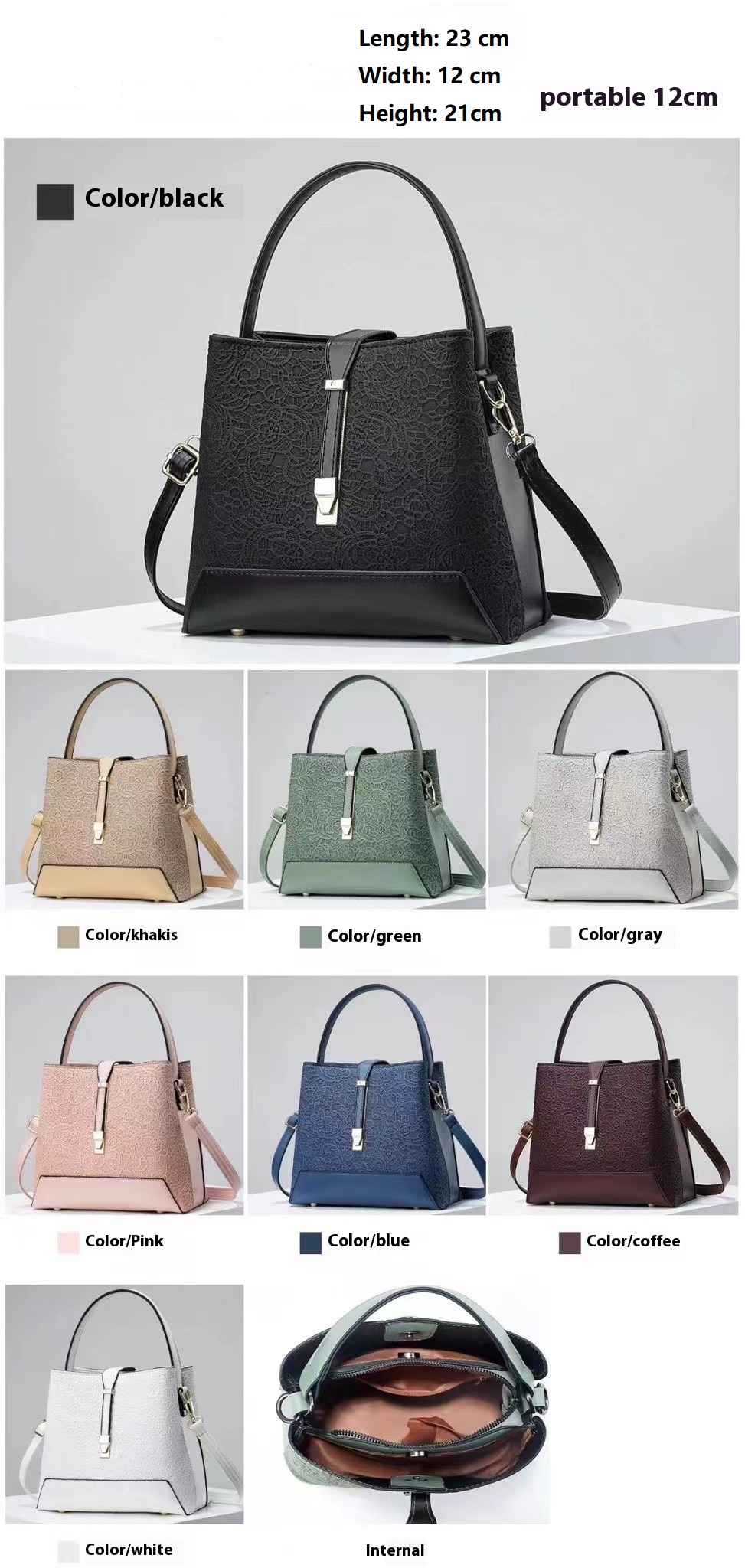 New Luxury Tote Bag Leather Cl - Women Bags Online ulasan dan harga