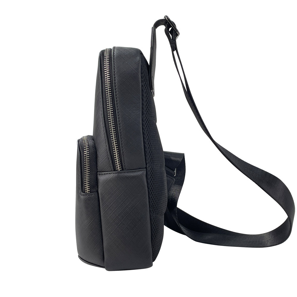Fashion Design Black Men's Sli - Saddle Bag Leather ulasan dan harga