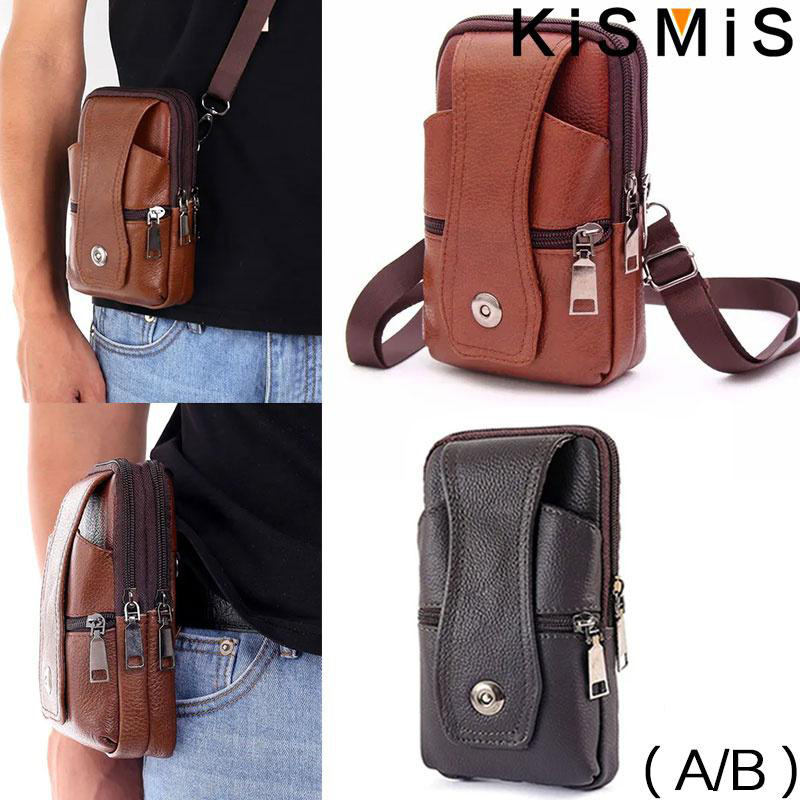 KISMIS Fashion Men's Leather W - Saddle Bag Leather ulasan dan harga