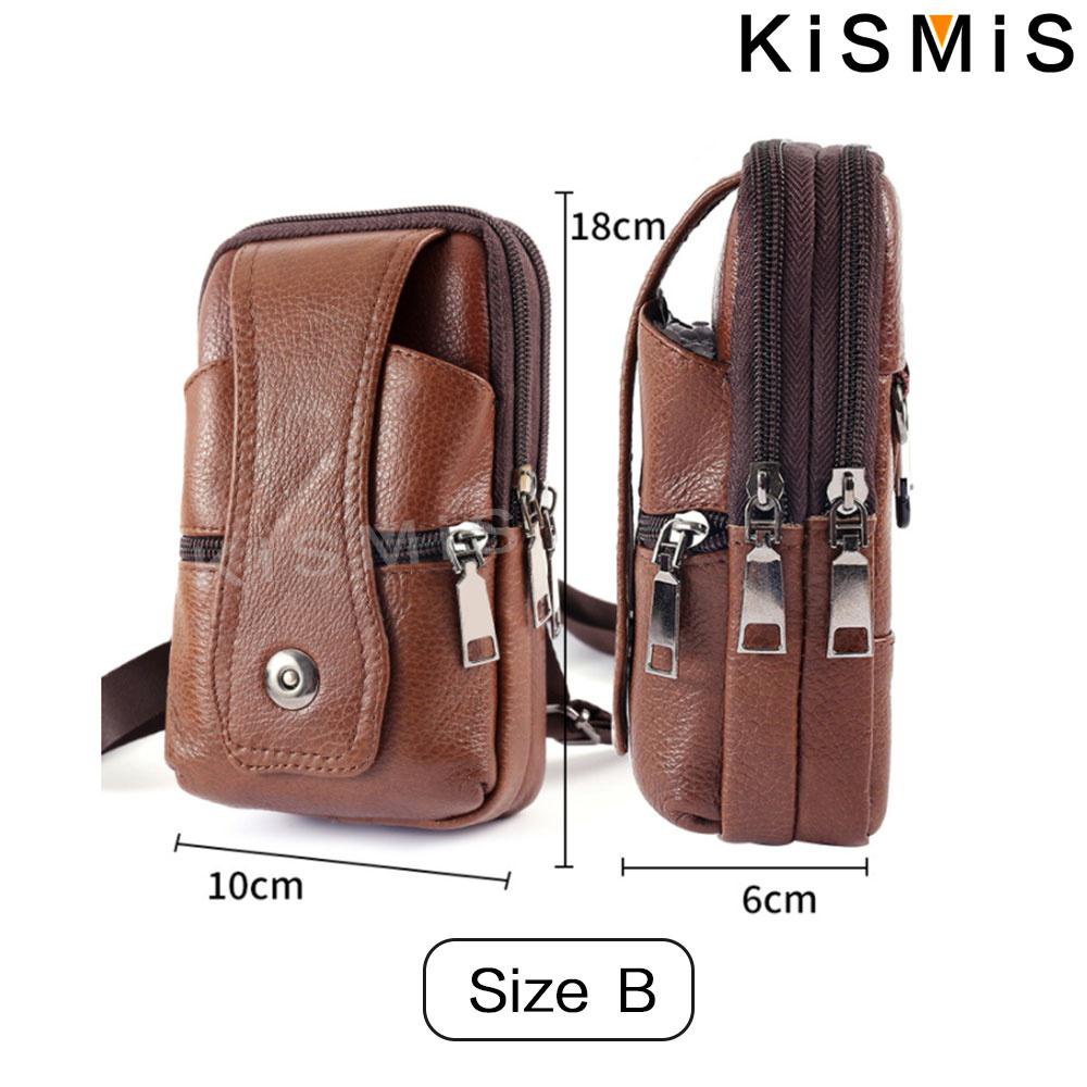 KISMIS Fashion Men's Leather W - Saddle Bag Leather ulasan dan harga