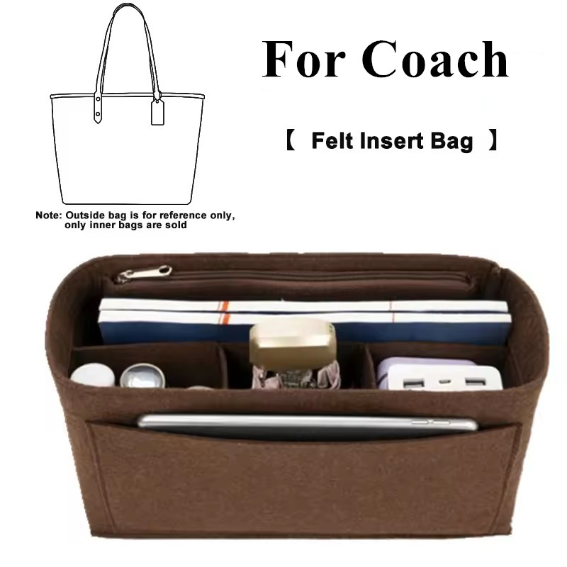 Bag Organizer Felt Liner Pocke - Women Bags Coach ulasan dan harga