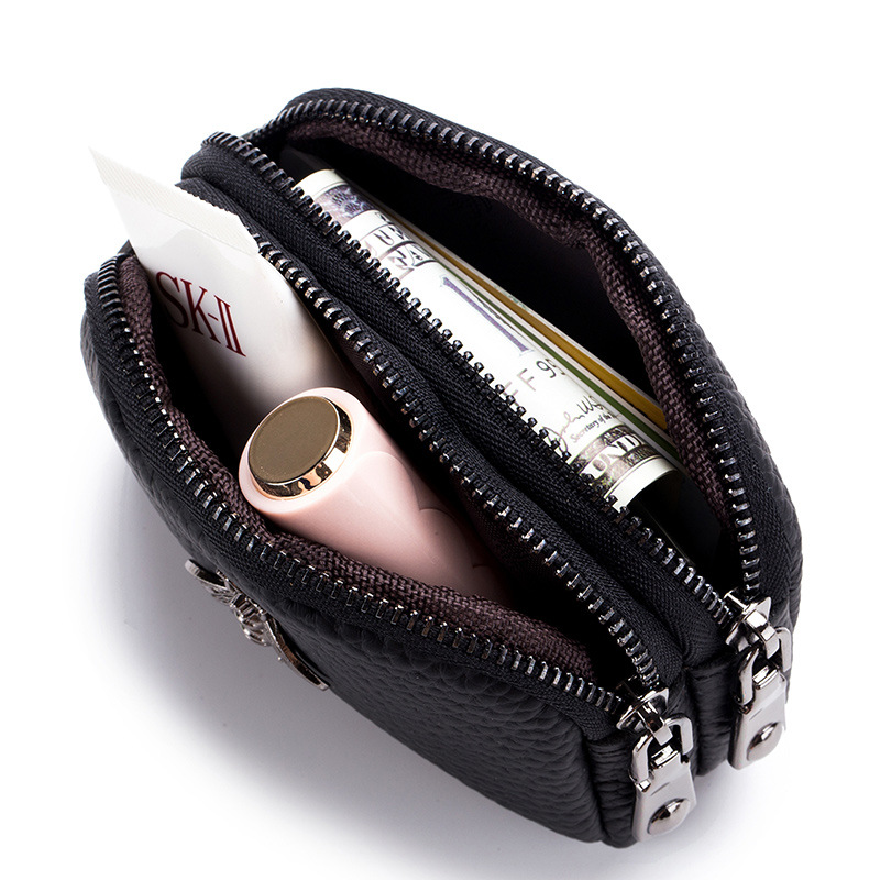 Women Cowhide Double Zipper Po - Women Bags Coach ulasan dan harga