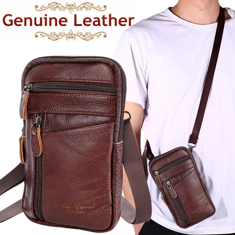 Men Genuine Leather Bag Vertic - Saddle Bag Leather ulasan dan harga