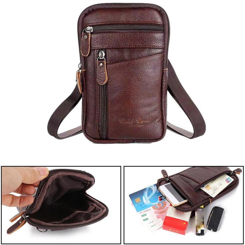 Men Genuine Leather Bag Vertic - Saddle Bag Leather ulasan dan harga