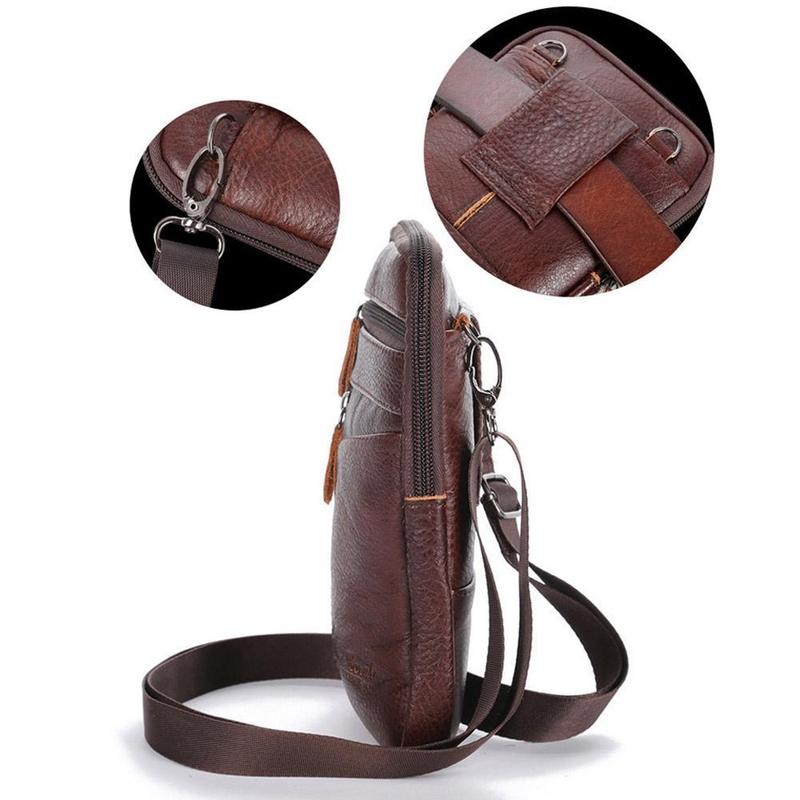 Men Genuine Leather Bag Vertic - Saddle Bag Leather ulasan dan harga