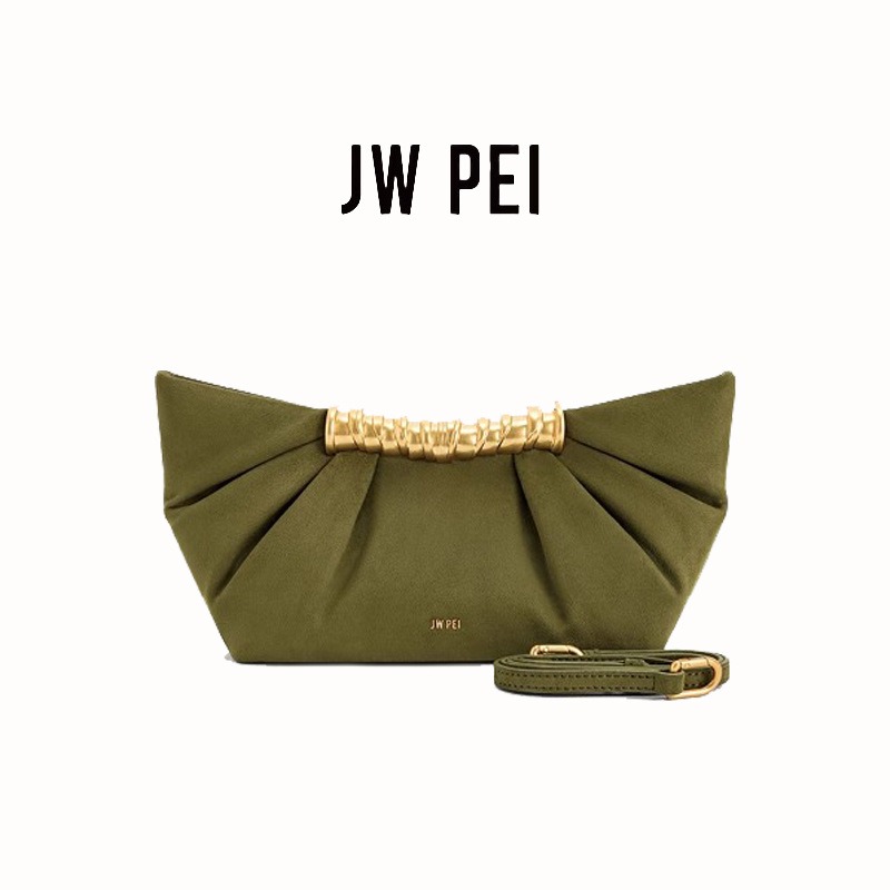 JW PEI Leia Pleated Clutch Met - Women Bags Jw Pei ulasan dan harga