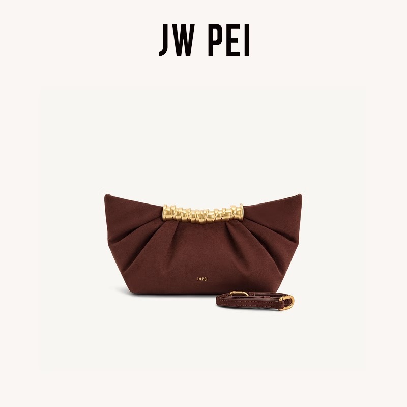 JW PEI Leia Pleated Clutch Met - Women Bags Jw Pei ulasan dan harga