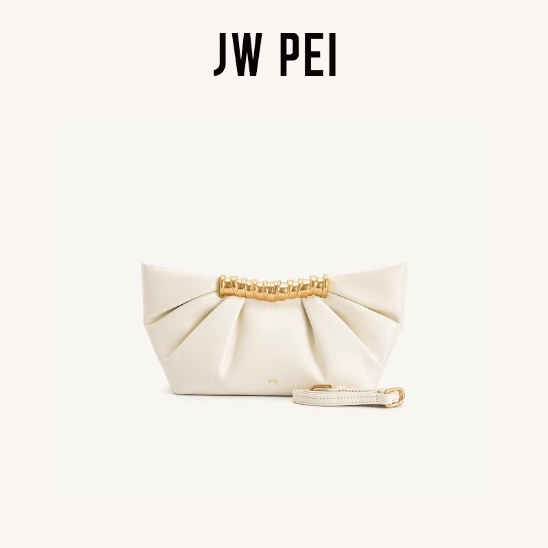 JW PEI Leia Pleated Clutch Met - Women Bags Jw Pei ulasan dan harga