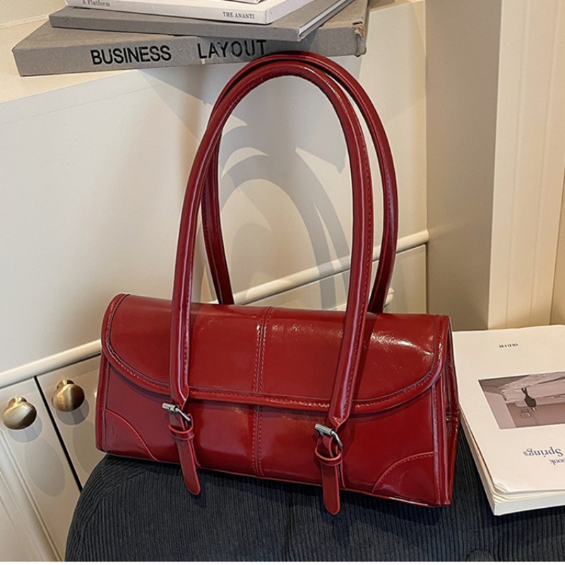 High Quality Burgundy PU Leath - Women Bags For Airport ulasan dan harga