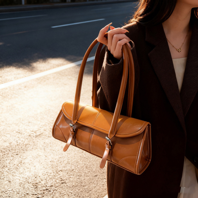 High Quality Burgundy PU Leath - Women Bags For Airport ulasan dan harga