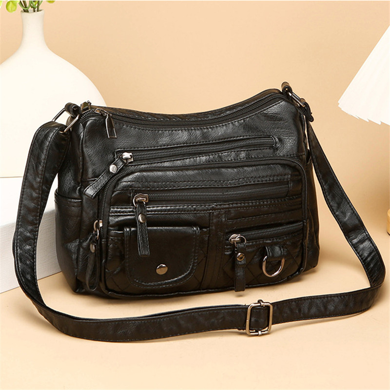 Classic Soft Leather Multi Poc - Women Bags Work ulasan dan harga