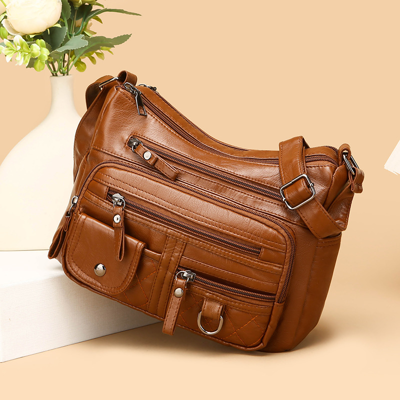 Classic Soft Leather Multi Poc - Women Bags Work ulasan dan harga