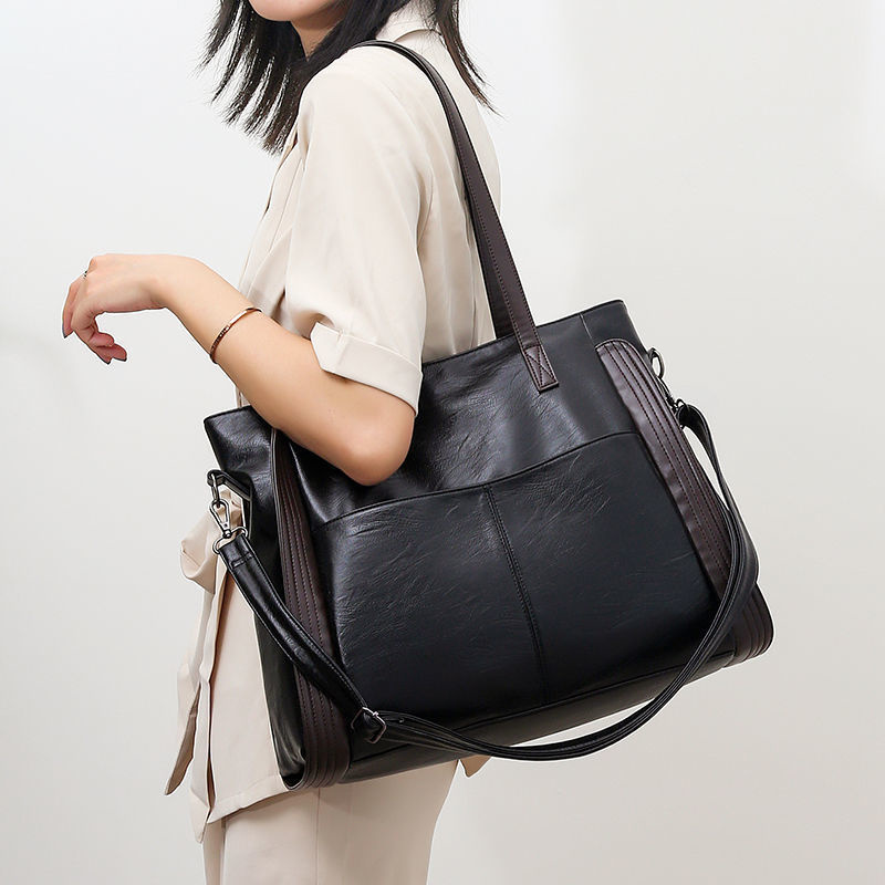 New Big Black Shoulder Bags fo - Women Bags For Airport ulasan dan harga