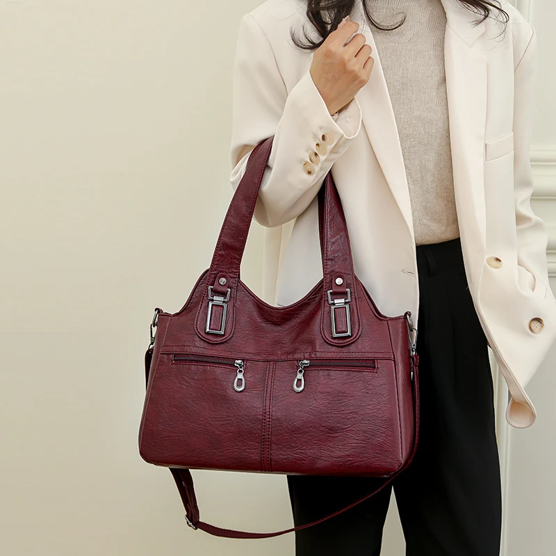 2024 Women High Quality Leathe - Women Bags Guess ulasan dan harga