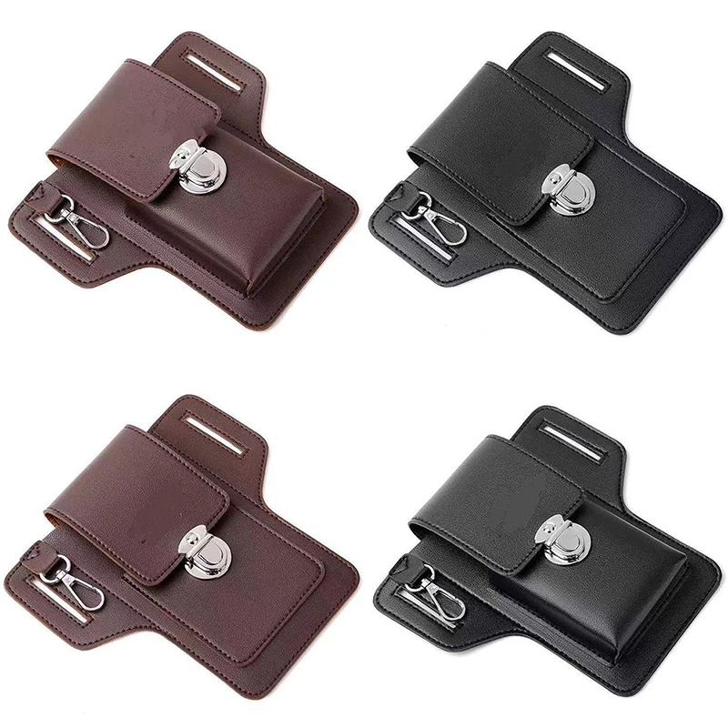 Fashion Men Multi-function PU  - Saddle Bag Leather ulasan dan harga