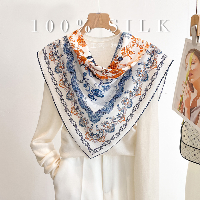 Luxury 100% Mulberry Silk Squa - Women Bags Online ulasan dan harga