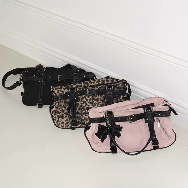Harajuku Leopard Print Y2k Sho - Women Bags For Airport ulasan dan harga
