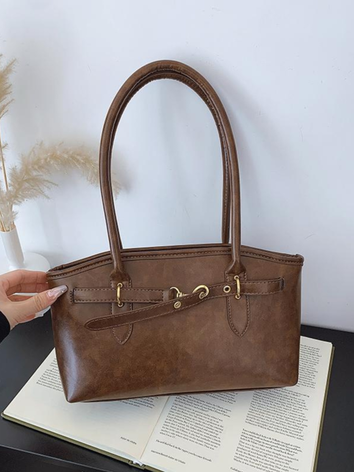 Retro Large Capaci ell ape oul - Women'S Elle Bags ulasan dan harga