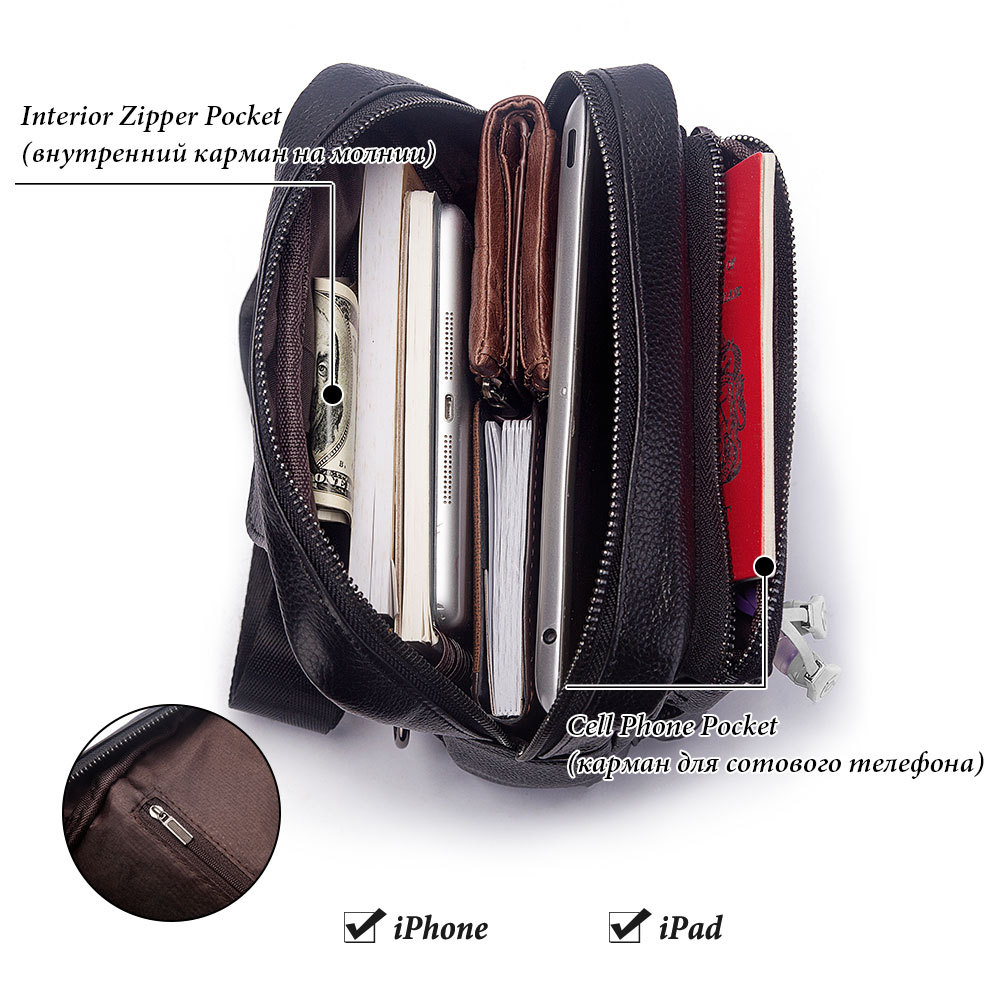 Fashion Multifunction Chest Ba - Saddle Bag Leather ulasan dan harga