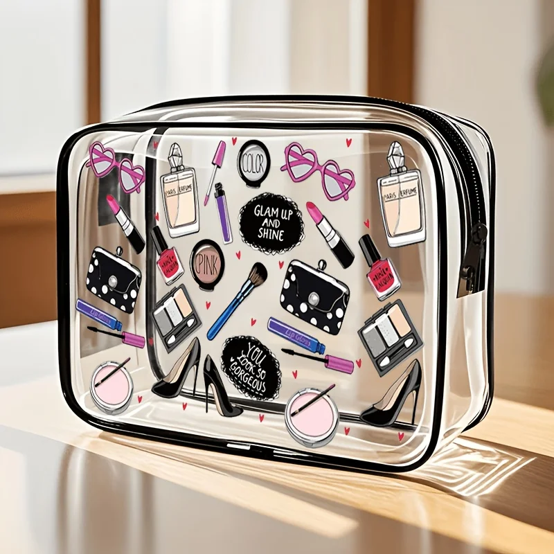 1pc Clear Makeup Bag Transpare - Women Bags For Airport ulasan dan harga