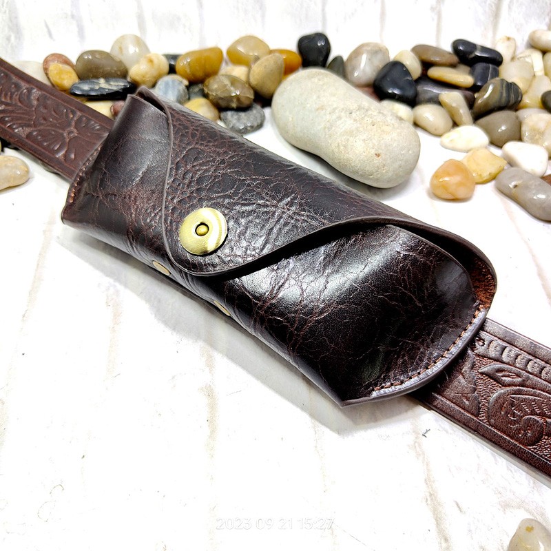 Blongk Glasses Case Waist Bag  - Saddle Bag Leather ulasan dan harga