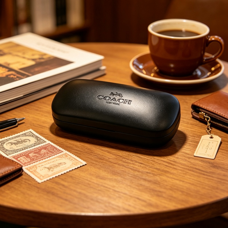 COACH Black Hard Glasses Case  - Women Bags Coach ulasan dan harga