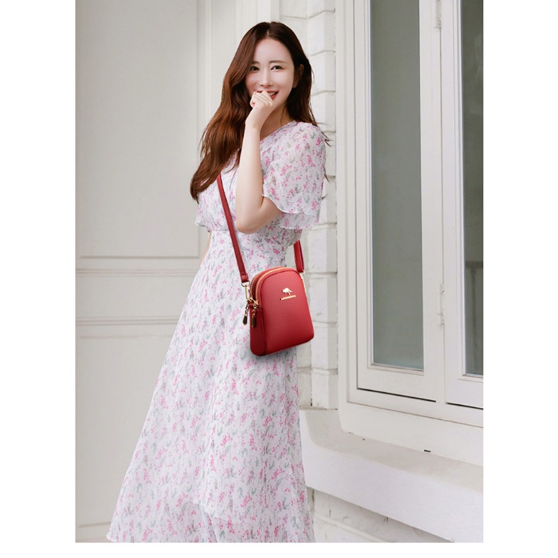 Fashion Solid Color Zipper Ver - Women Bags For Sale ulasan dan harga