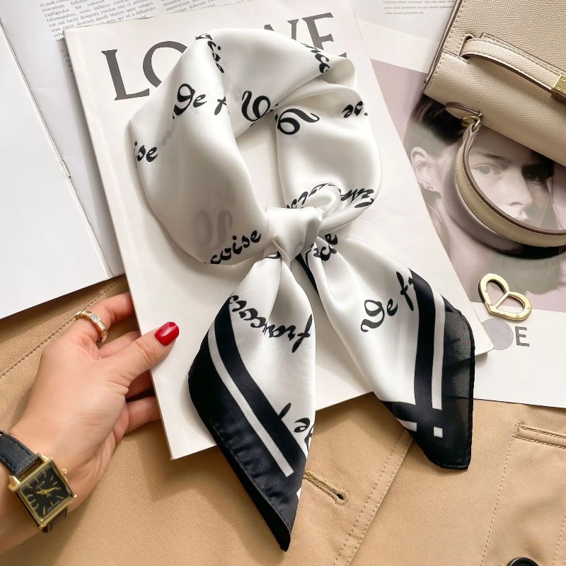 Women Luxury Silk Satin Square - Women Bags Online ulasan dan harga