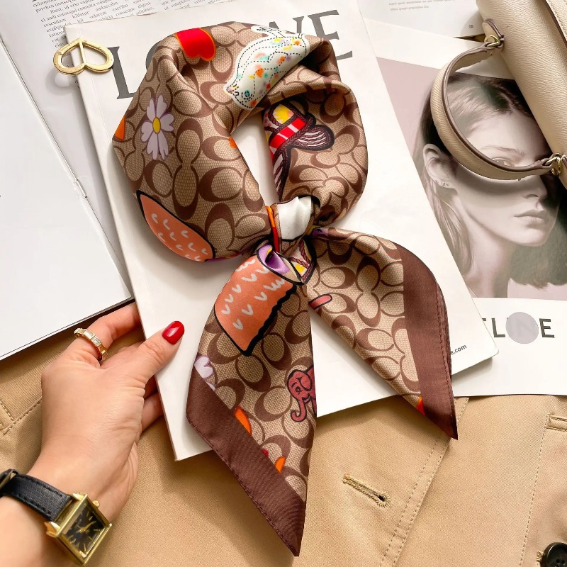 Women Luxury Silk Satin Square - Women Bags Online ulasan dan harga