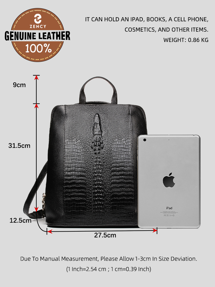 Zency Women's Crocodile Leathe - Women Bags Work ulasan dan harga