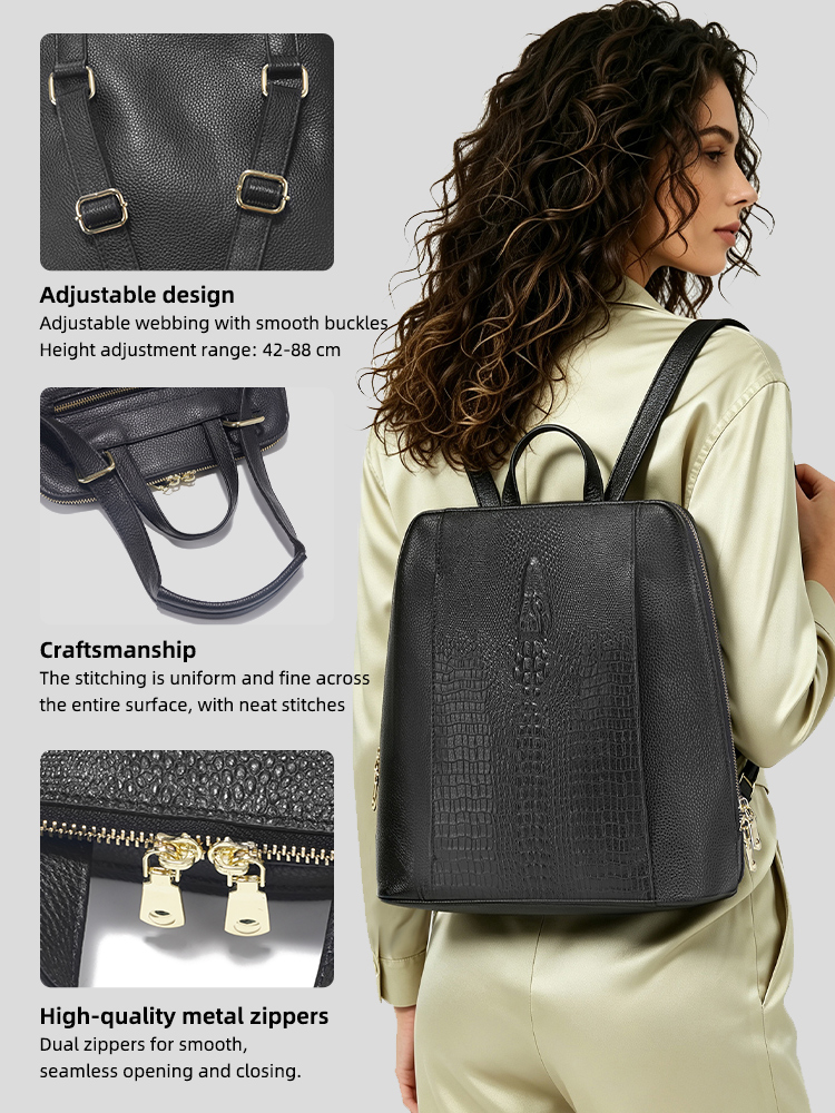 Zency Women's Crocodile Leathe - Women Bags Work ulasan dan harga